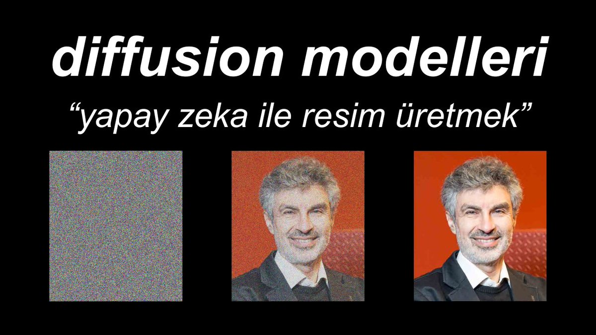 yeni video yayında!

bugün yapay zekanın en büyülü işlerinden birine kocaman bir bakış atıyoruz, konumuz diffusion modelleri. yapay zeka nasıl resim üretiyor? "diffusion" işleminin teorisi ne? gaussian noise, latent space, image space, olasılık dağılımları... bir ton şey
