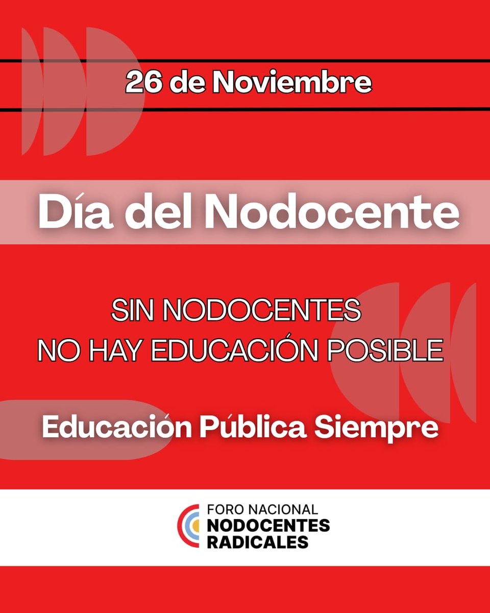 Foro Nacional Nodocentes Radicales tweet media