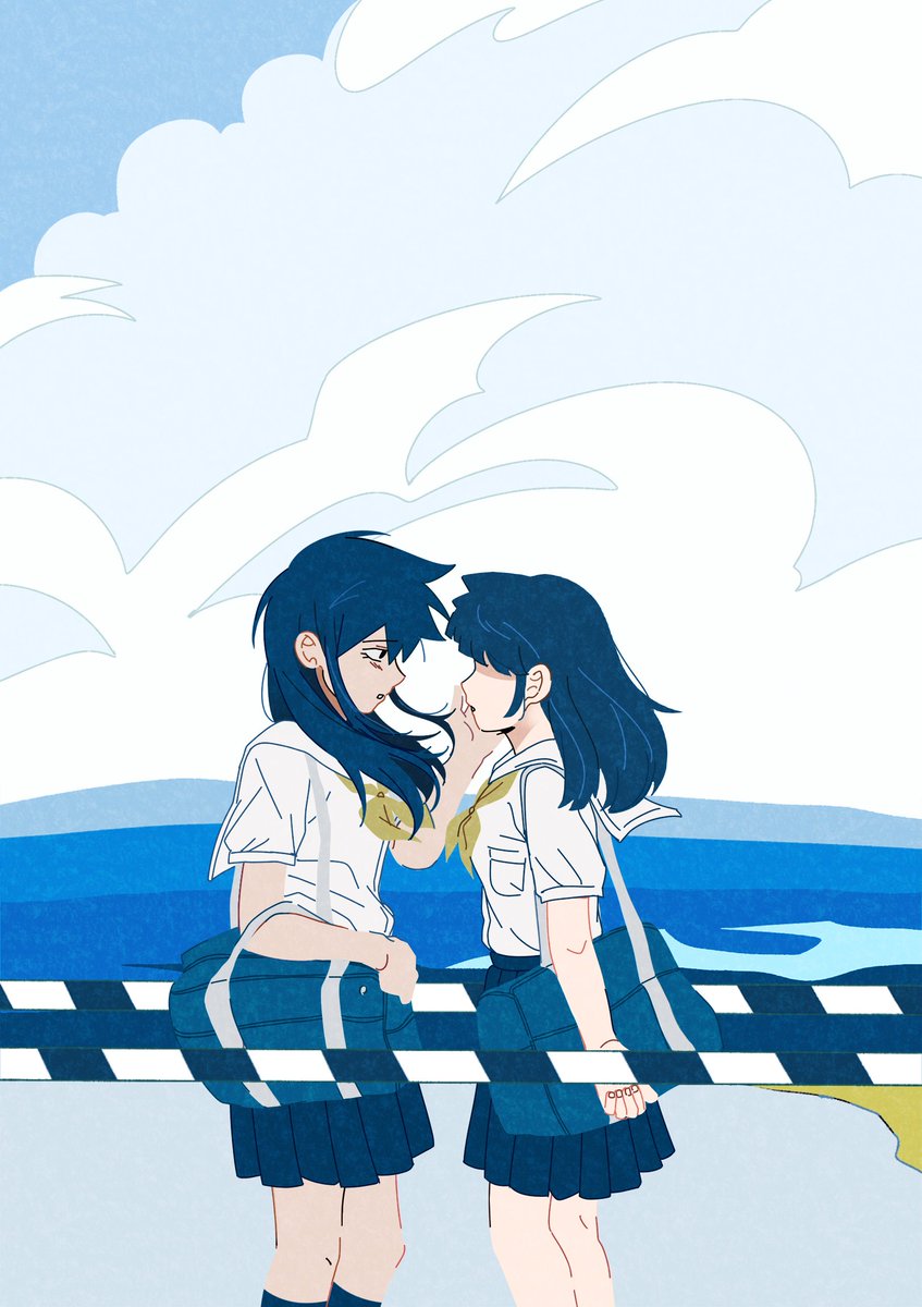 MobArgos's tweet photo. #ritmobweek 2025 Day 4 - Angst
based on the song Shoujo Rei by MikitoP~ 

tw ! bullying, suicide

fem mobrit universe, where Ritsu secretely pulls strings in the dark to have Mob be bullied and mistreated in school, and depend on her as her only salvation. 
Ritsu didn't + https://t.co/52XWzbUT2R