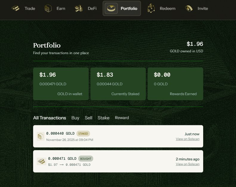 It turns out buying gold is so easy now, all thanks to <a href="/orogoldapp/">Oro</a> for the smooth UI. 

How many $GOLD you have?
