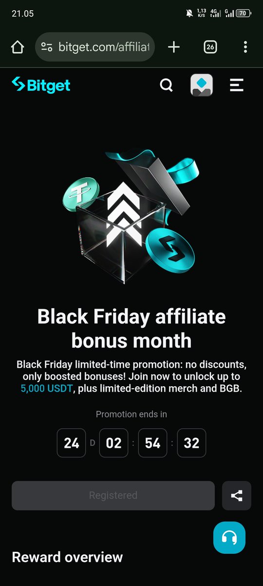 REGISTER BITGET AFFILIATE
Join with me 😎

Link :
bitget.com/affiliates/bla…