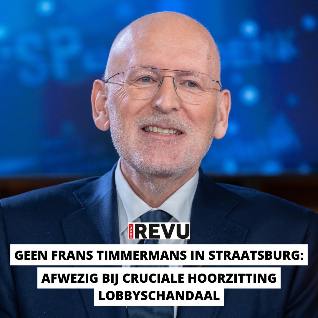NieuweRevu's tweet image. Voormalig Eurocommissaris Frans Timmermans ontwijkt de cruciale hoorzittingen over het lobbyschandaal rondom 'zijn' Green Deal. trib.al/PURNVcc