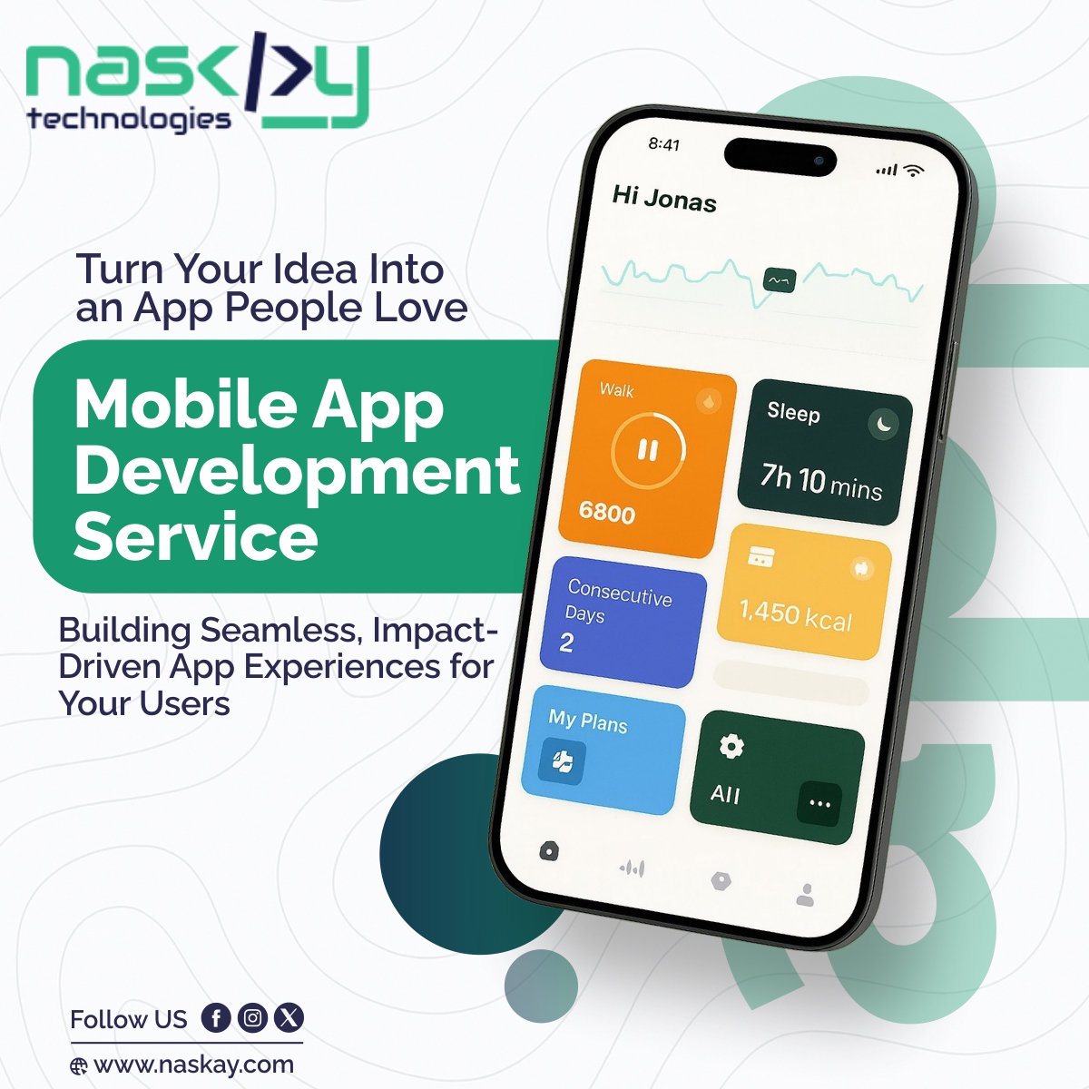 naskay_tech's tweet image. Build innovative and user-friendly apps with Naskay Technologies Pvt Ltd! 🚀 Expert mobile solutions for #Android, iOS &amp;amp; cross-platform projects. Let’s grow together! 📲

📩 Email us at hello@naskay.com
🔗 Visit: naskay.com/mobile-applica…

#MobileAppDesign #AppDevelopmentExperts