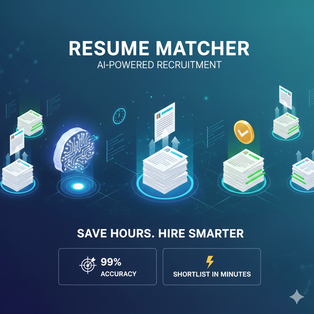 WaqarPythonista's tweet image. As Lead AI Engineer at Xfinitive, I shipped the AI Resume Matcher I designed &amp;amp; built with my team 🔥
Uploads CVs → understands context &amp;amp; timelines → ranks the best candidates.87% less screening time •3× better shortlists Free trial: resumematcher.io/?ref=REFFMW2Z5…
#AI #HRTech #hiring