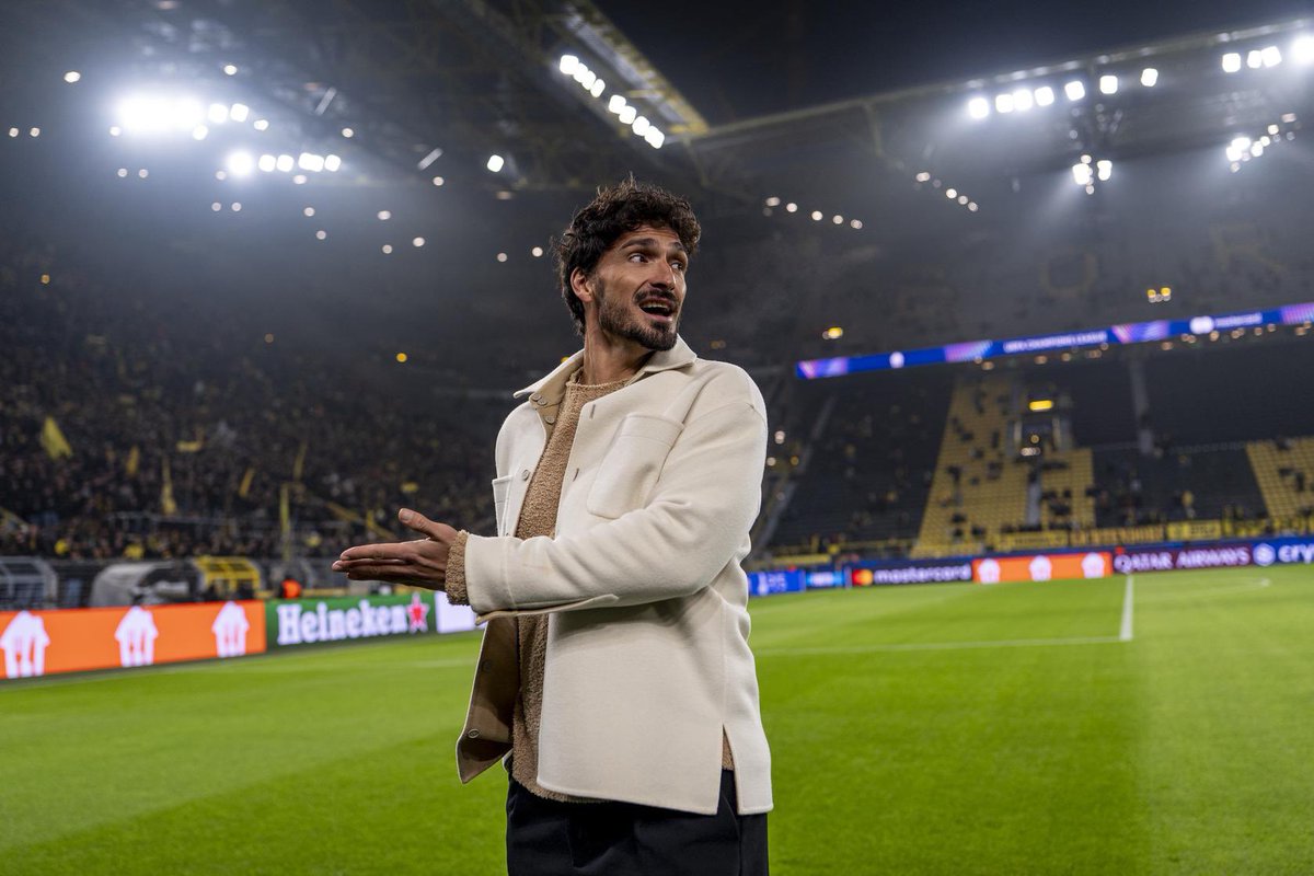 matshummels's tweet image. Back in Dortmund. Champions League nights here hit different 🖤💛