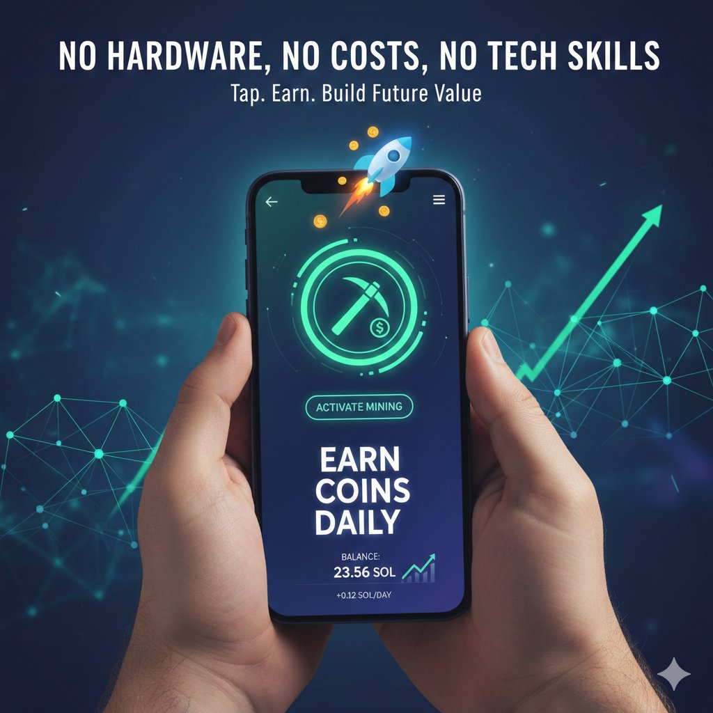 bhaskar1906's tweet photo. Crypto mining has become incredibly simple today — no hardware, no costs, no tech skills. 🚀
Just install an app, tap to activate, and you earn free coins daily while the network grows.
Modern free-mining platforms let anyone become an early holder without spending a rupee. https://t.co/MfJpER6J0Z