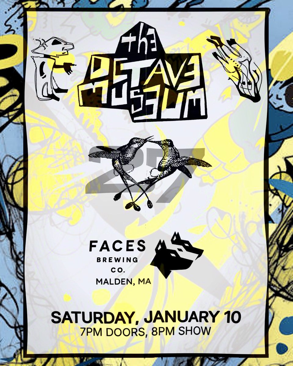 Reopening THE OCTAVE MUSEUM after nearly 20 years to celebrate our music being available on streaming services again! Joining us will be the wonderful people/sounds of <a href="/27theband/">27theband</a> 

Saturday, JANUARY 10th 2026 - grab tickets via <a href="/FacesBrewing/">Faces Brewing Co.</a> Hope to see you there!