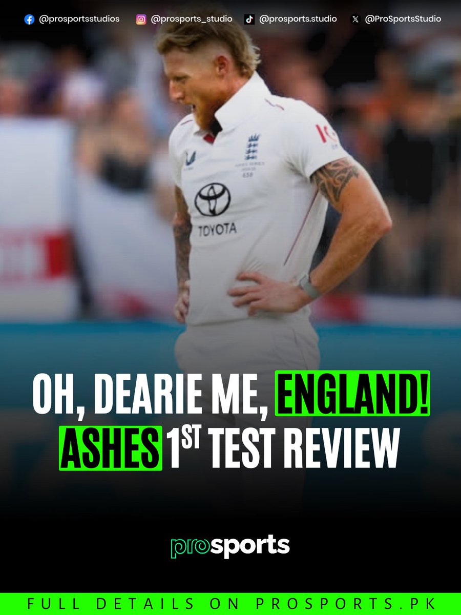 ProSportsStudio's tweet image. Ashes opener sets the tone 🏏
England vs Australia, 1st Test review now live; key sessions, tactical calls, and turning points broken down from a performance &amp;amp; leadership lens.
Read how momentum shifted, who handled pressure better, and what this means for the rest of the series…