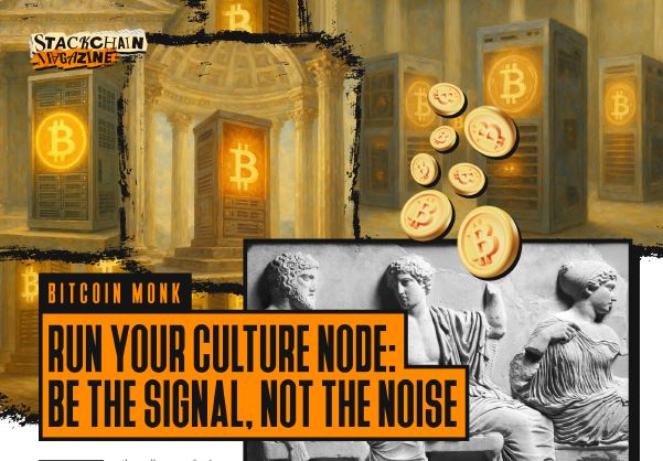 Stackchainmag's tweet image. IPO7 articles sneak peak 👀
Run your Culture Node: Be the Signal not the Noise
by @BitcoinMonk21 

+Stackchain Magazine Initial Public Offering Shares
  (every issue is coming with 1/420 share)
+sats drop
  (chance to win up to $100)
Available for pre-order at…