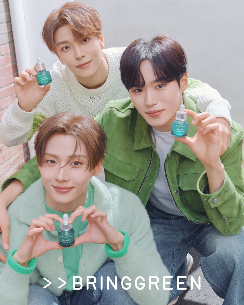 sanguwont's tweet image. ️️️️ ️️
Flawless skin meets spring style. The trio trusts 𝗕𝗥𝗜𝗡𝗚𝗚𝗥𝗘𝗘𝗡 to keep their skin glowing on the go. Which green look is your favorite?
️️️️ ️️