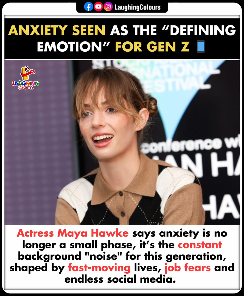 LaughingColours's tweet image. Gen Z anxiety spotlight 📱

#GenZIssues #MentalHealthAwareness #ModernLife #AnxietyTalk #SocialMediaImpact #YouthCulture