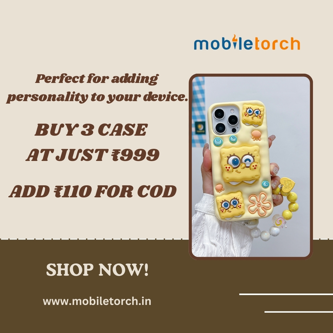 MobileTorch2222's tweet image. 💛 Make your phone stand out with our cutest Spongebob case!
✨ Grab 3 cases for just ₹999 — limited offer!
🔥 Soft, stylish &amp;amp; super durable design.
🛒 Order now on mobiletorch.in!

#MobileTorch #PhoneCaseIndia #CuteCases #SpongebobLovers #TrendyCovers #PhoneCaseSale