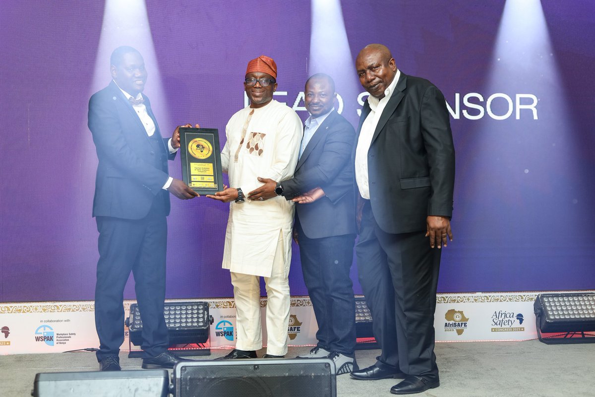 AfriSAFE Commendation Awards for Safety Engineering Excellence : Nigerian Institution of Safety Engineers (NiSafetyE)

We commend your commitment to safety, health, and environmental excellence in operations. 

AfriSAFE in collaboration with WSPAK is serving up innovation,