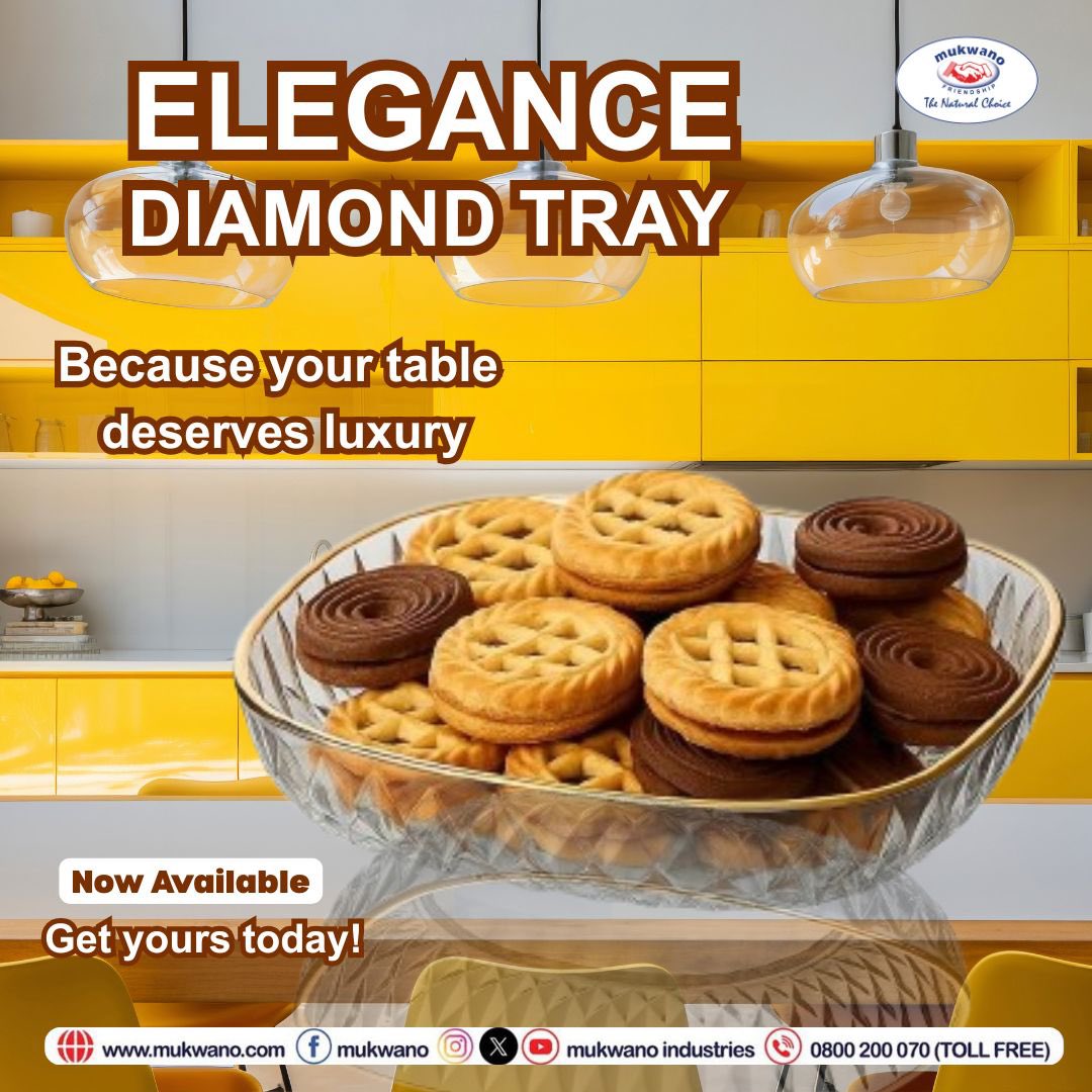 mukwano_ind's tweet image. Elevate every serving moment with the Elegance Diamond Tray, where presentation meets luxury💛

Visit our Mart (Plot No 30A, kibira (Mulwana) rd, next to Uganda Baati) | Call: +256393241822

#MukwanoIndustries #diamondtray #KitchenEssentials #productalert