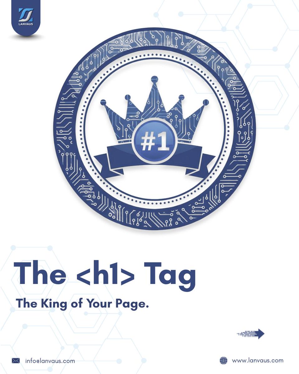 lanvaus's tweet image. Your H1 is like the title of a book - it should tell readers exactly what to expect from the content that follows.

What would your personal website&apos;s H1 be? 🤔

👉 Follow @lanvaus for more HTML updates!

#html #webcontentdevelopment #WebDevelopment  #lanvaus