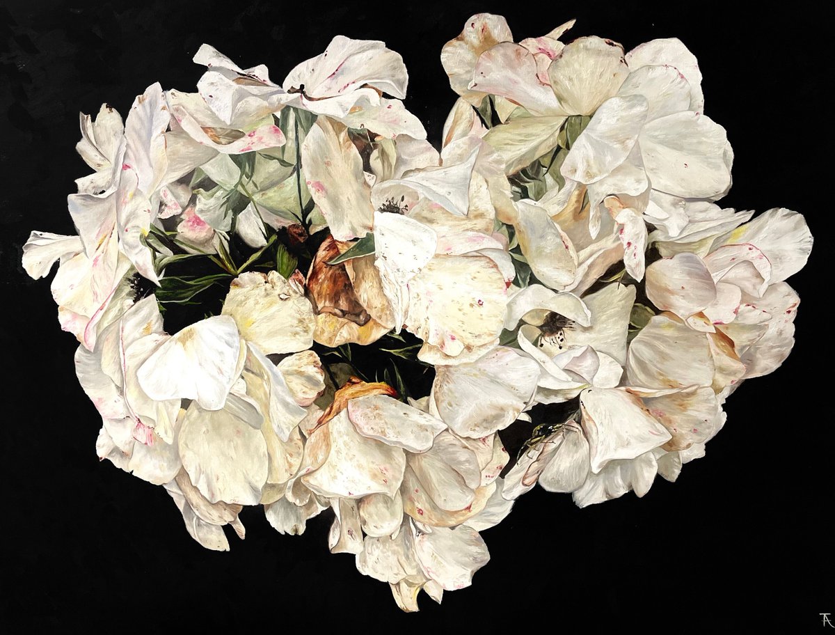 MGLiterary's tweet image. Quivering Heart’ by Tatiana Anisimova (oil on canvas) is a delicate exploration of emotion, where every petal seems to tremble with life.

Read our interview with Tatiana:  buff.ly/b5f9TnA 
#VisualArt #Artwork #Painting #ArtMag #LitMag