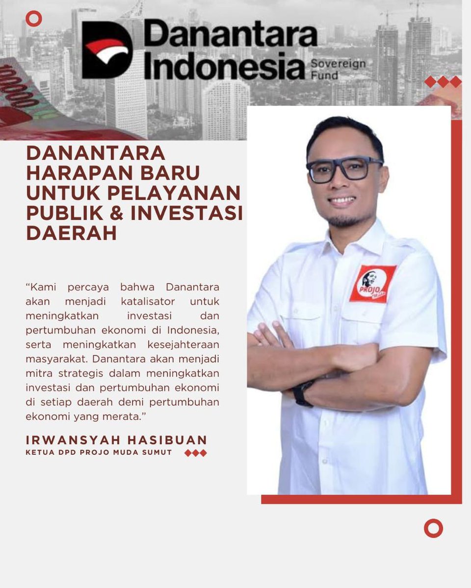DevitaEkaa's tweet image. Danantara menjadi pusat investasi yang mendorong berbagai proyek nasional agar bergerak maju dan mandiri. Danantara sebagai babak baru ekonomi Indonesia
#Danantara
#PeranDanantara
#ProyekNasional
#ProgramPrioritas
#BreakingNews