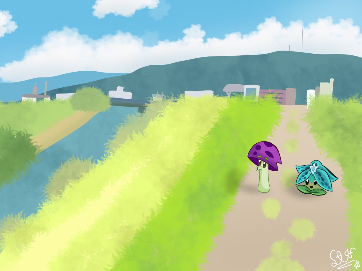 Willvilastory's tweet image. Walking in meadow

#plantsvszombies #pvz2 #pvzfanart #fanart