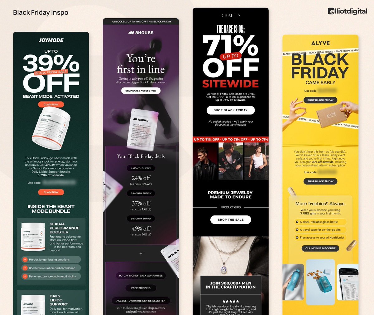 TheElliotScott's tweet image. Your last min BFCM inspo 👉

My faves we’ve sent this week!