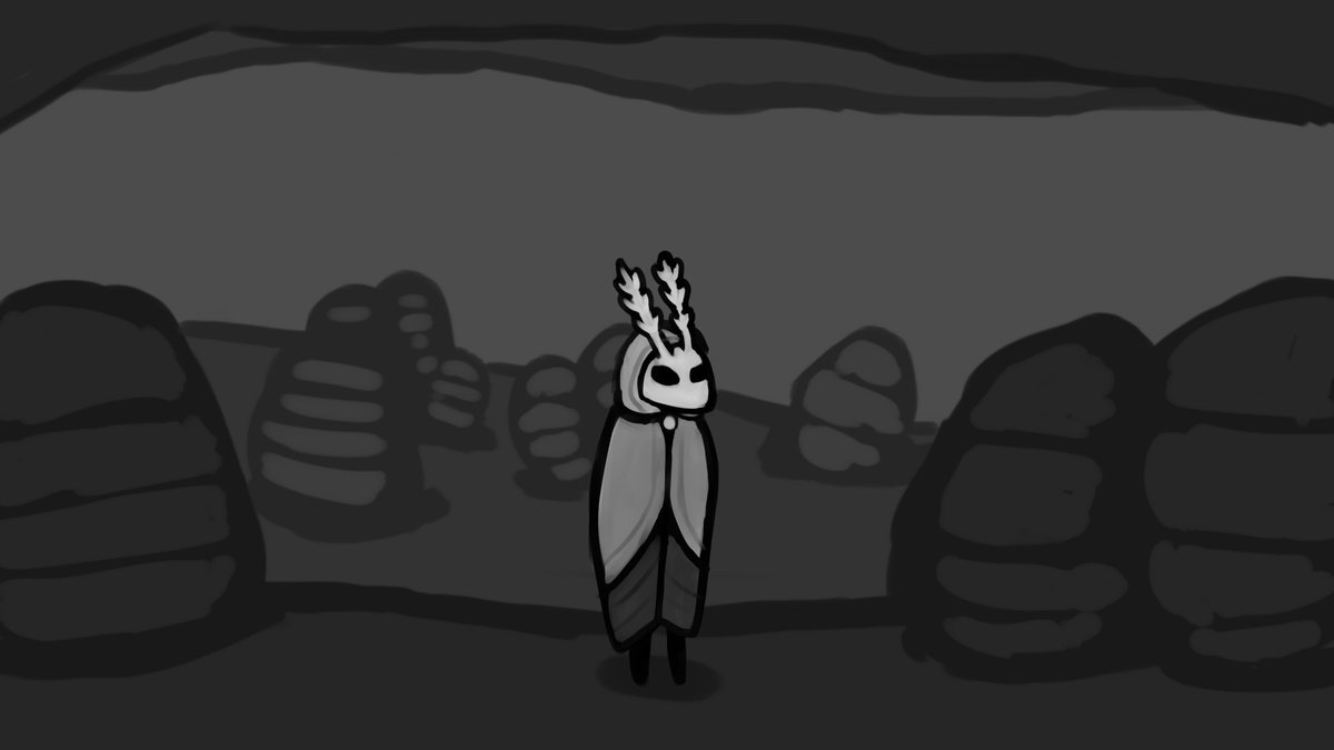 KynneloVyskenon's tweet image. digital illustration of a Hollow Knight OC - Hollow Knight Fan Art #csp #clipstudio #illustration #rkgk