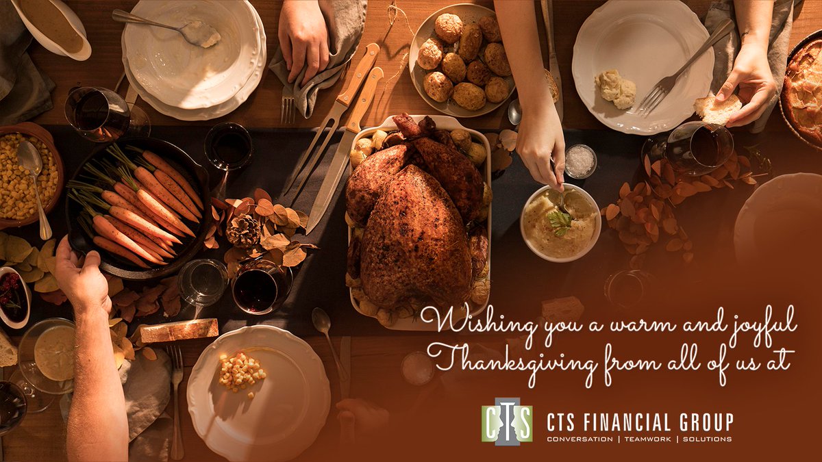 CTS_Chi's tweet image. We’re grateful for your trust and partnership this Thanksgiving. Please note: Our office will be closed on Thursday, Nov. 28 for the holiday and open until 12 PM on Friday, Nov. 29. Wishing you and yours a joyful and peaceful #Thanksgiving! #CTSFinancialGroup