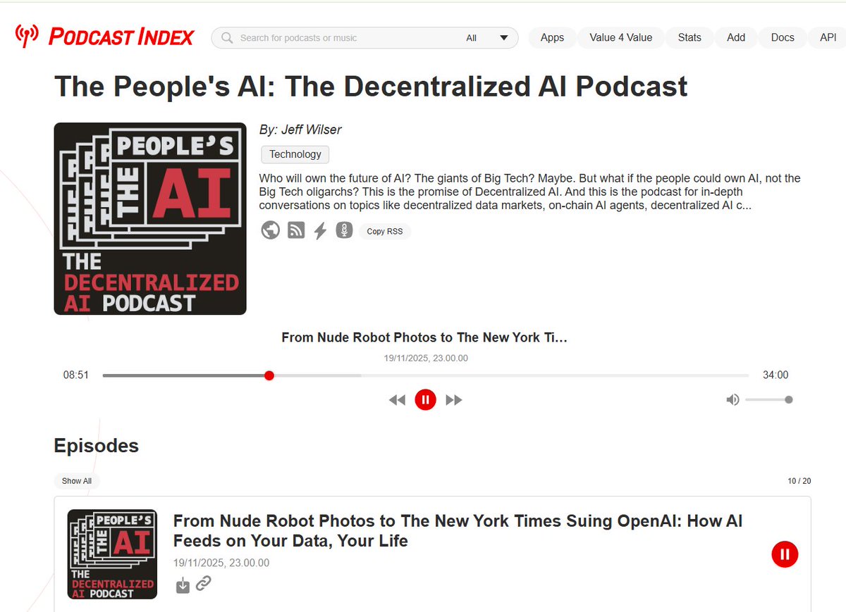 New Task on <a href="/vana/">vana</a> app for bonus XP   Follow People's AI Podcast  Submit task: vana.org/bonusxp Turn your People's AI Podcast follow into XP  The People’s AI Podcast explores real stories, and ideas shaping the future of AI. Earn XP by helping us spread the word.