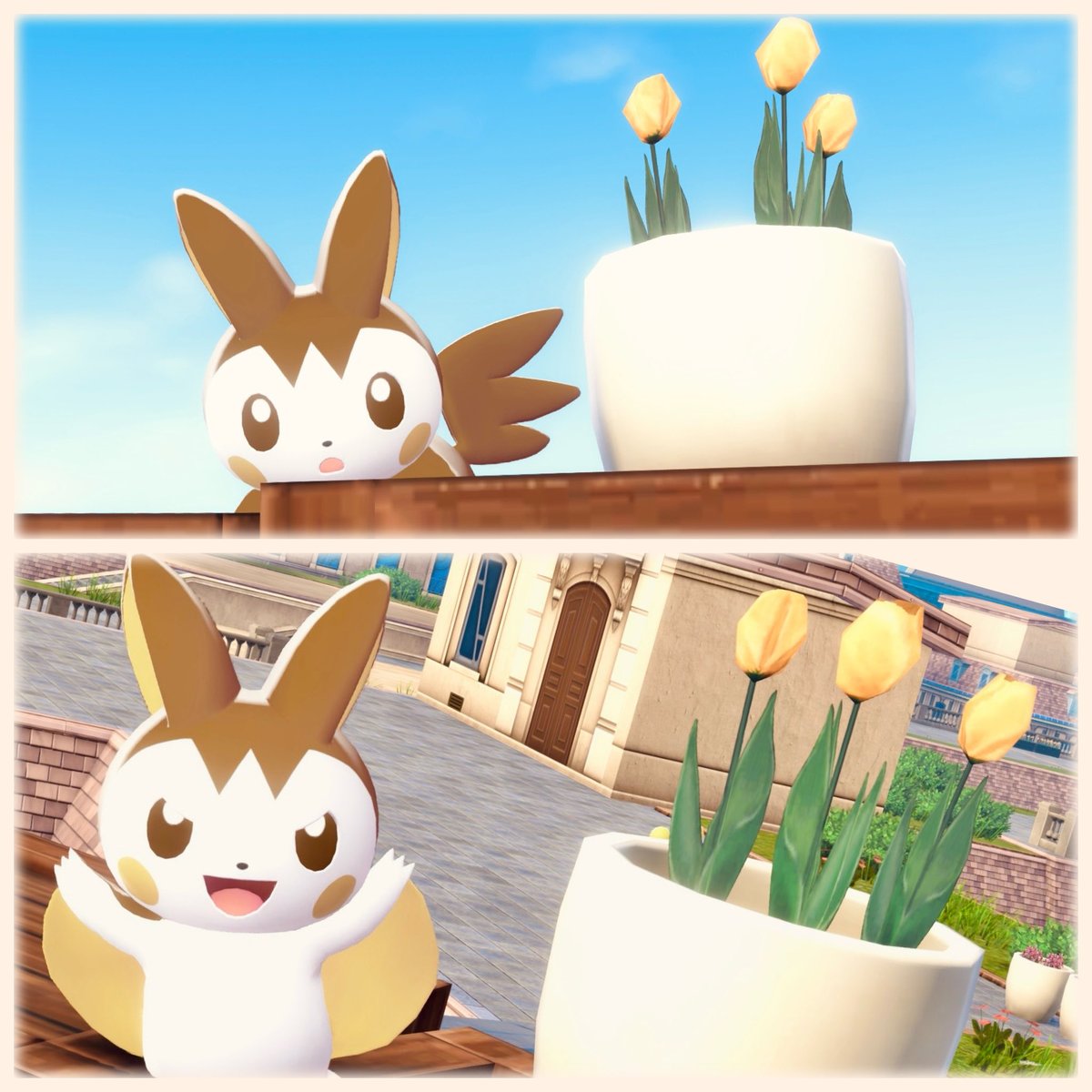 エモンガの色違いかわいい🌱 #ポケモンレジェンズZA