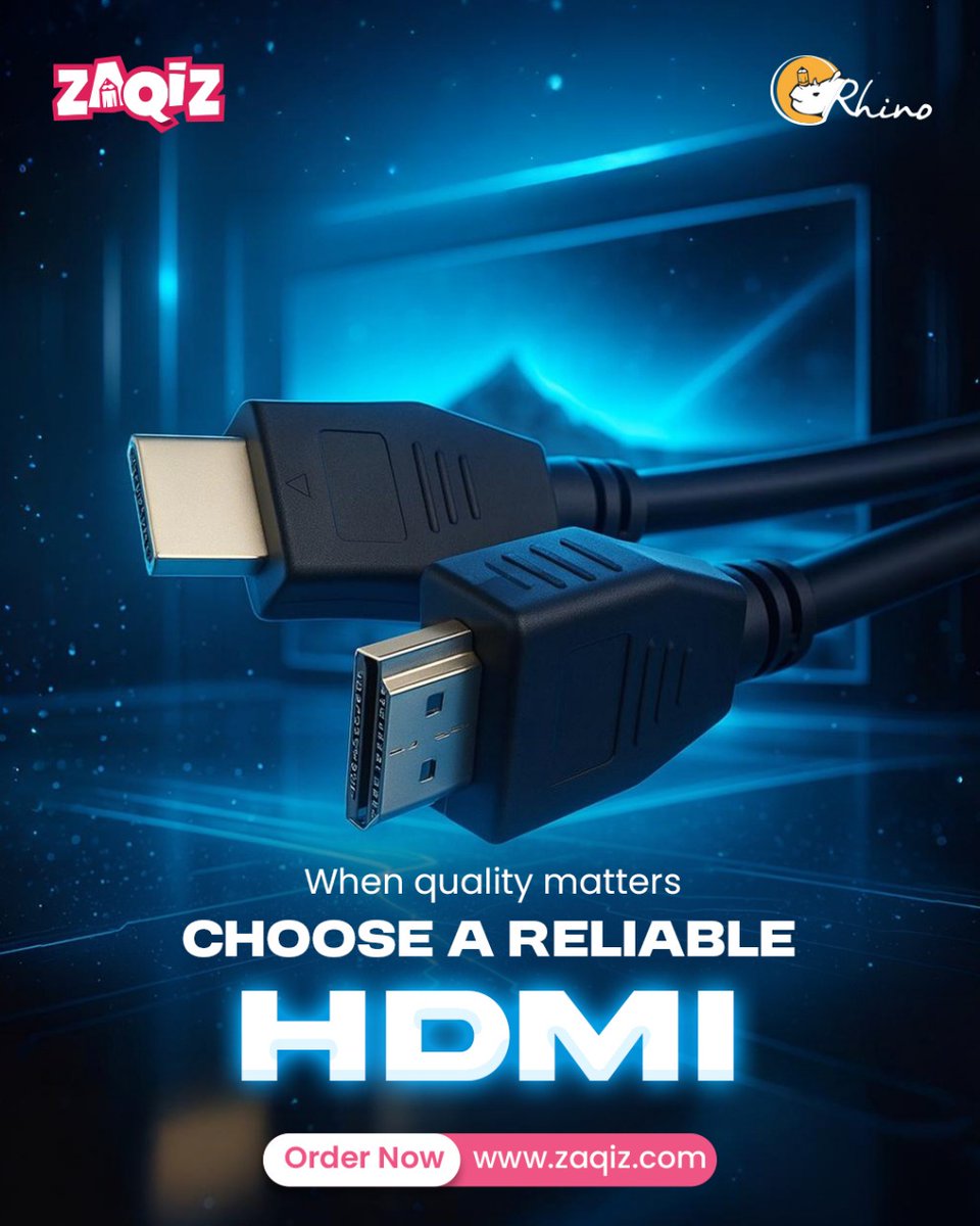 Rhinoindustry's tweet image. 🎬✨ Experience True 4K Quality — Without Interruptions!
Plug it in → Enjoy crystal-clear visuals instantly.
No lag. No signal drops. Pure quality.

👉 Order Now at zaqiz.com/collections/hd…

#HDMI #HDMIcable #4KHDMI