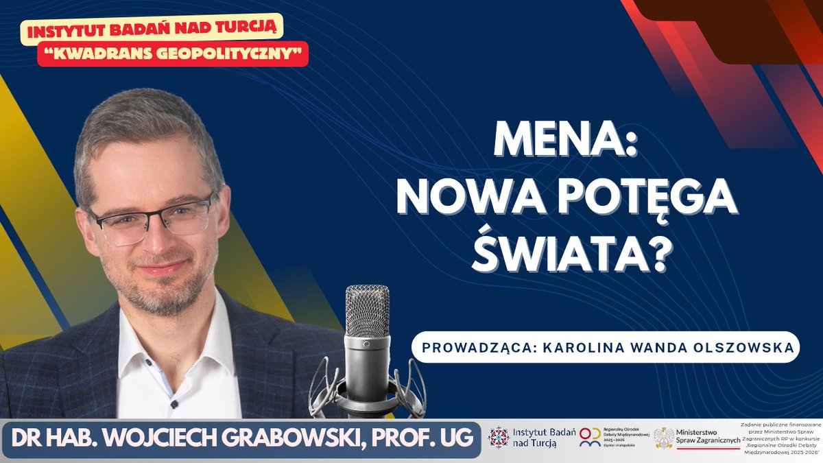 🎙️ W tym odcinku dr <a href="/KWOlszowska/">Karolina Wanda Olszowska</a> rozmawia z prof. Wojciechem Grabowskim z <a href="/Uniwersytet_GD/">Uniwersytet Gdański</a> o wyzwaniach, złożoności i geopolitycznym znaczeniu współczesnego Bliskiego Wschodu. 

📺: youtu.be/BWt2busGLzU?si…
🎧: open.spotify.com/episode/15mHib…