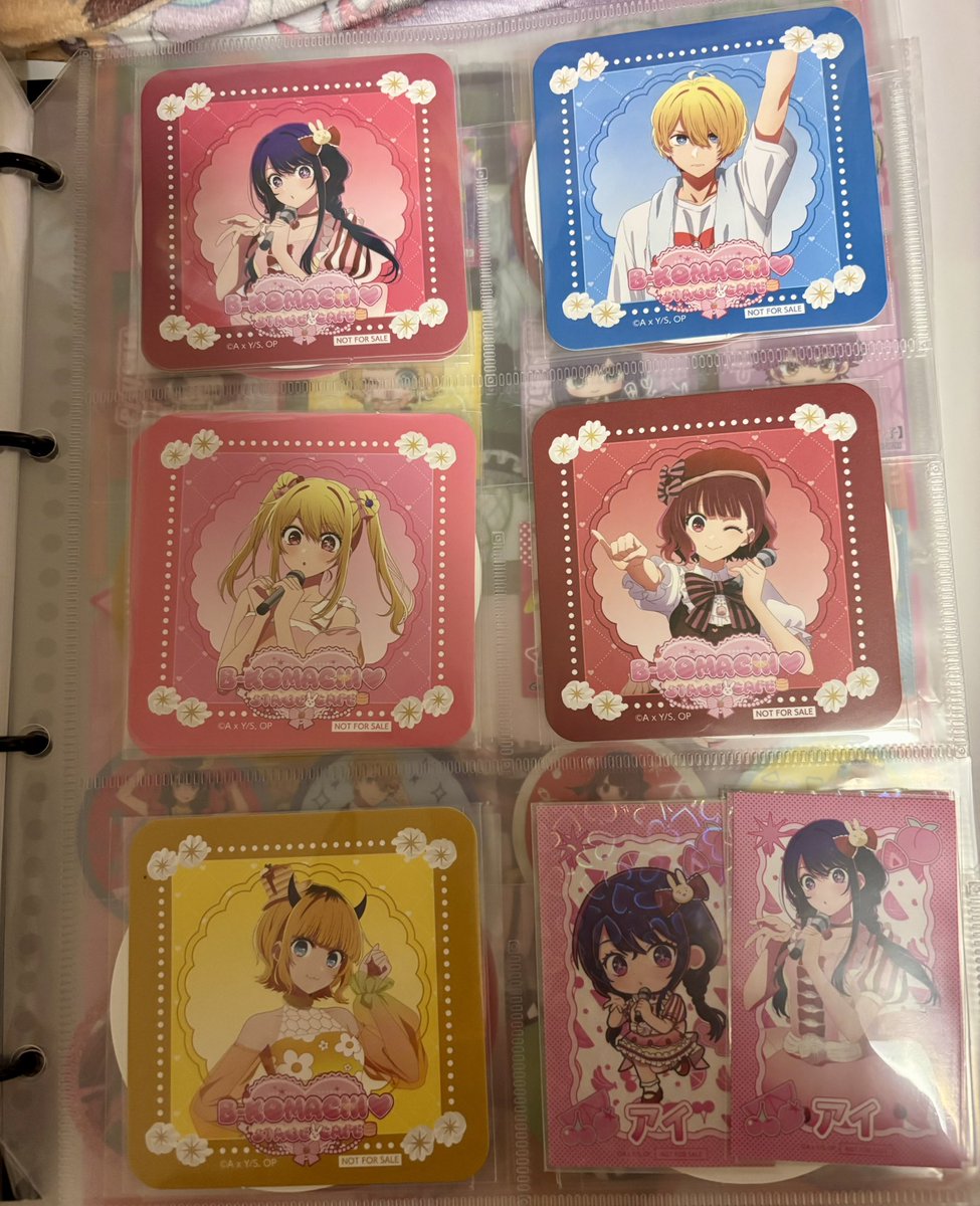 推しの子 スイパラ なんと本日のカフェでコースターコンプしました