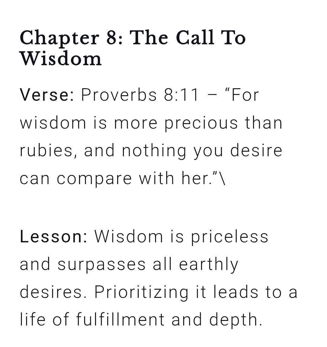 DavidWiersma9's tweet image. There is an owner&apos;s manual. I encourage everyone to help themselves by gaining knowledge.  There is something that speaks directly to what you&apos;re dealing with, I guarantee it. 
Click the link for more.
31 Life-Changing Lessons From The Book Of Proverbs share.google/kPADyrK3wLGkvY…