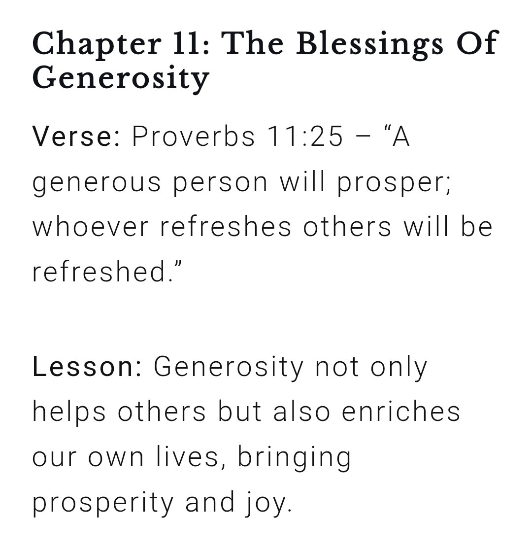 DavidWiersma9's tweet image. There is an owner&apos;s manual. I encourage everyone to help themselves by gaining knowledge.  There is something that speaks directly to what you&apos;re dealing with, I guarantee it. 
Click the link for more.
31 Life-Changing Lessons From The Book Of Proverbs share.google/kPADyrK3wLGkvY…