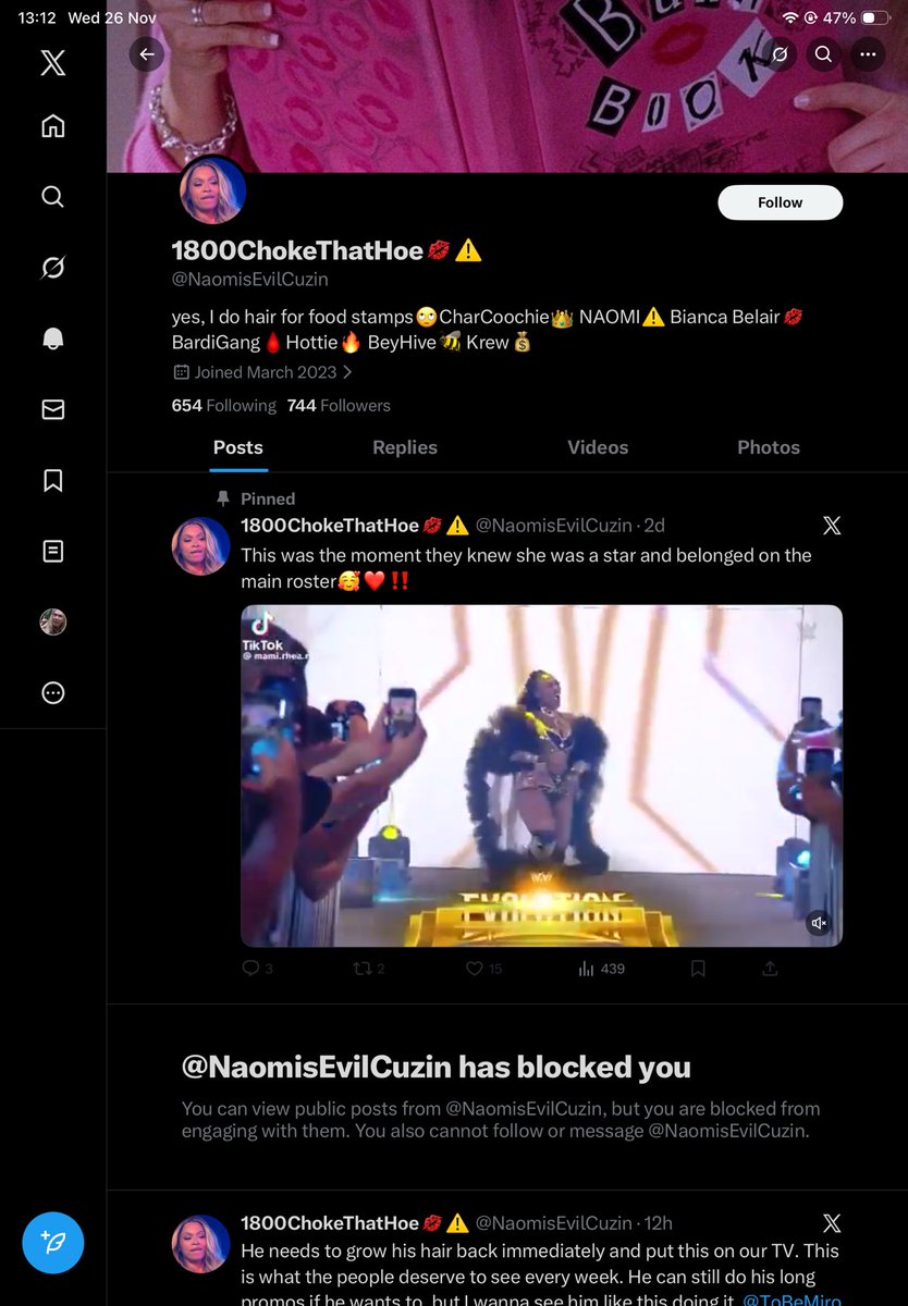 Spickles69's tweet image. Another racist with the hit &amp;amp; run block🤣

Bigots really hate logic, huh?

Love you boo💖

#alllivesmatter #stopbeingracist #antiwhitehatred

p.s racism will stop when dumb folk stop eating the government &amp;amp; media narratives that fuel it