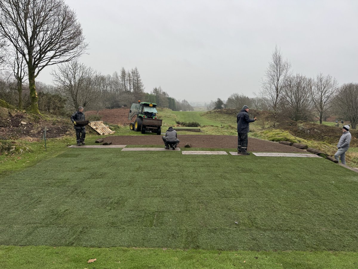 WindermereGolf's tweet photo. Plenty of improvements going on around the course including levelling and re-turfing the 2nd tee. โณ๏ธ ๐ช ๐๐ป
#alwaysgettingbetter https://t.co/VzbzoRm9dw