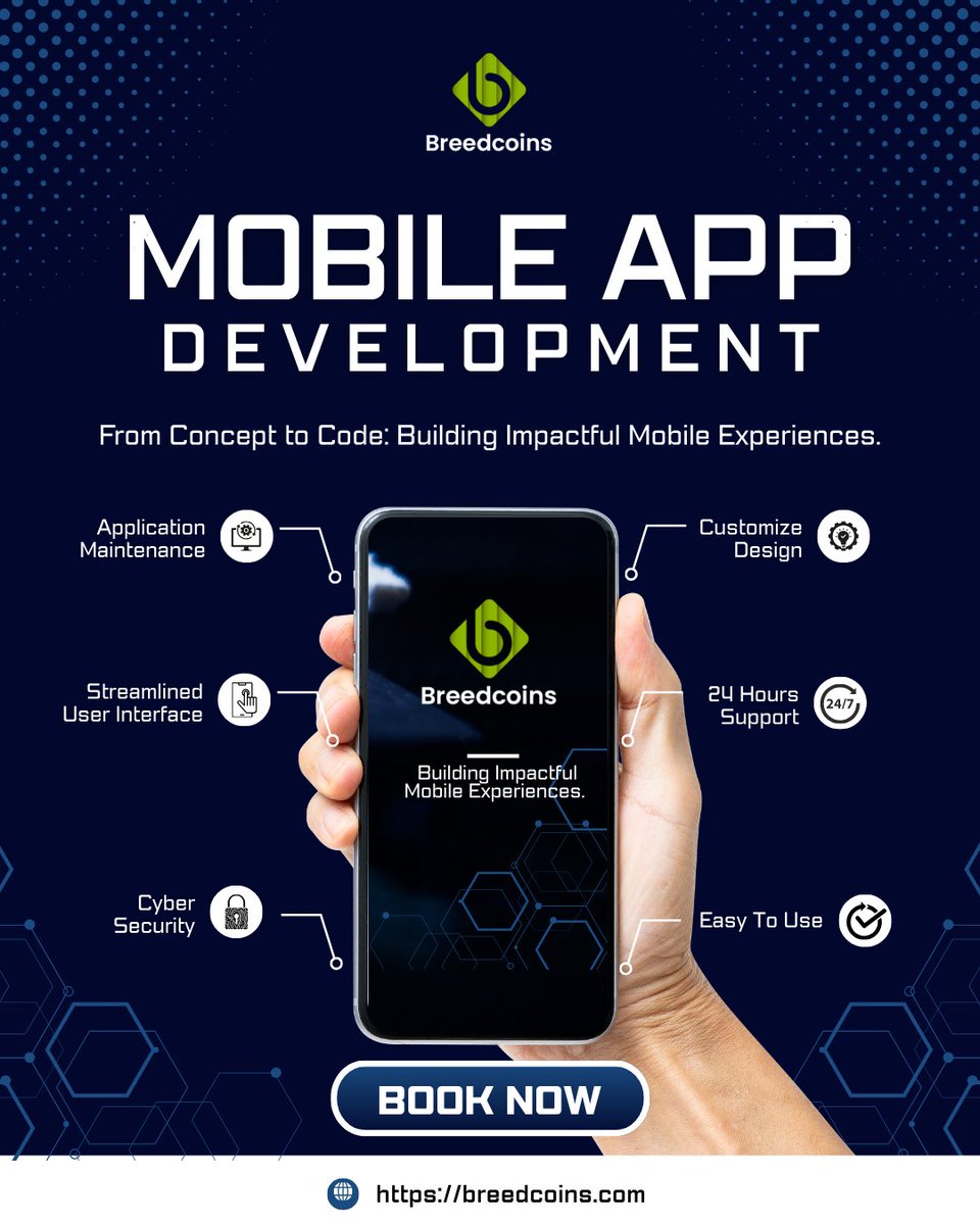 breedcoins's tweet image. At Breedcoins, we specialize in building high-performance, user-centric mobile applications that help businesses scale faster. 

Get a Demo &amp;gt;&amp;gt; breedcoins.com/blog/on-demand…

#MobileAppDevelopment #AppDevelopers #AppDevelopmentCompany #USA #UAE #UK #Russia #Singapore #Germany #Spain