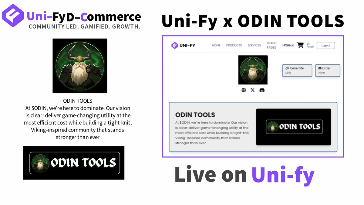 UniFy_io's tweet image. 🔧 Uni-Fy x ODIN TOOLS 🔧

@odincoinsol is building the ultimate Web3 toolbox, real utility tools and infrastructure that empower projects to launch, deploy, and scale like the pros.

Whether it’s smart-contract deployment, automated tooling, or backend support, every feature…