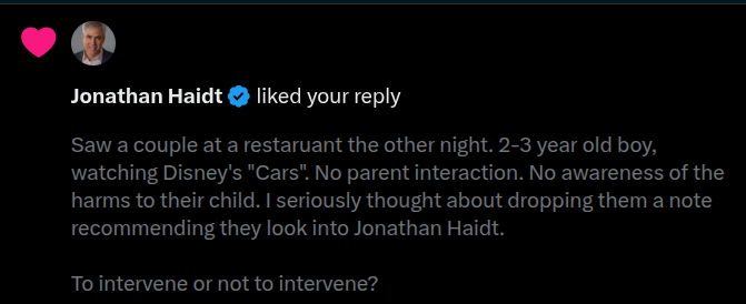 What a great dude! Raising awareness of the damaging effects of screen use on brain and mental health.