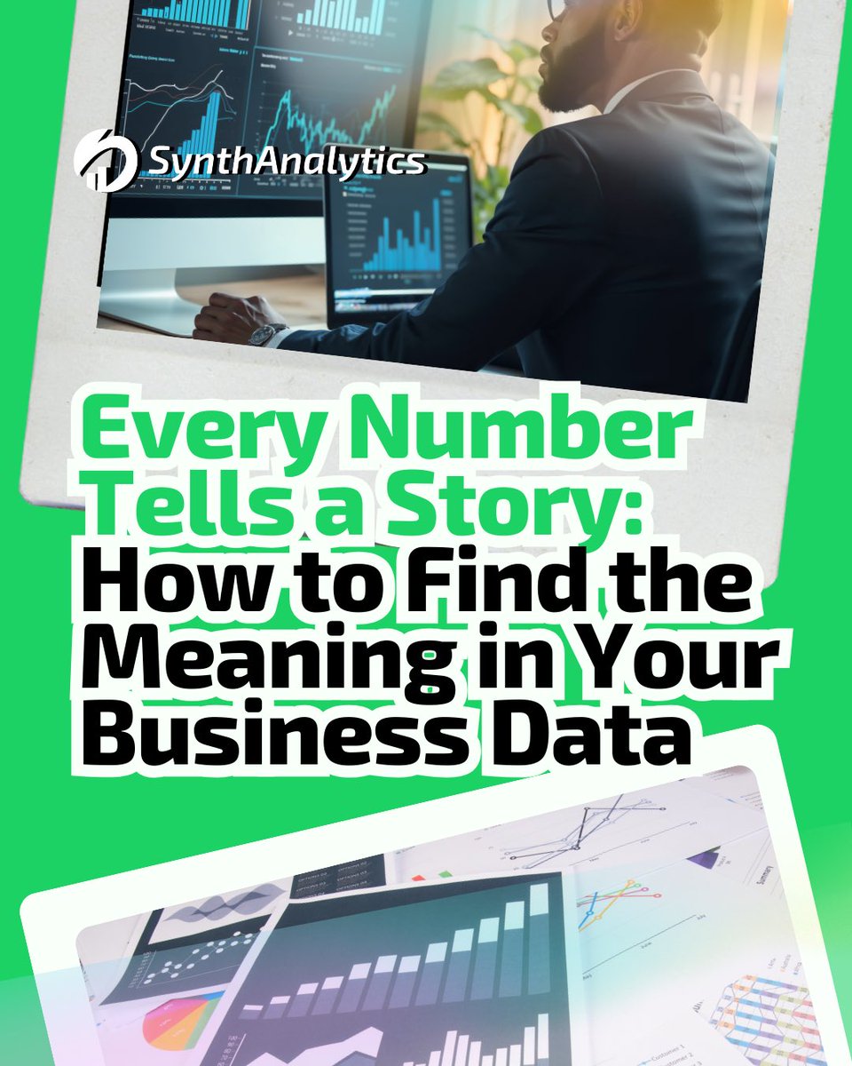 Synth_analytics's tweet image. 🔢 Every number has a voice—what’s yours saying?
Turn raw data into a story that drives decisions. Discover how to decode trends, spot hidden opportunities, and turn insights into action.
📊 @Synthanalytics: “Numbers are the plot; analytics is the narrative.
👉 #DataStory #sstvi