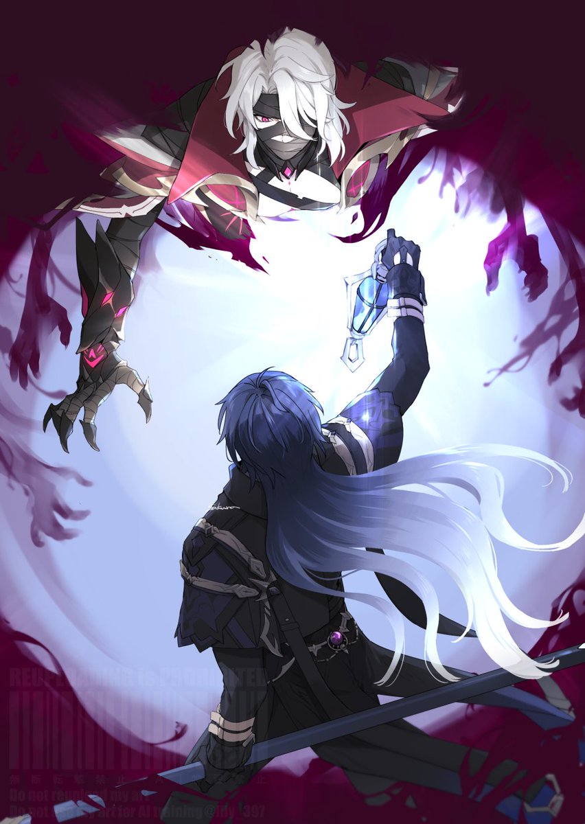 lily_397's tweet image. 「お前には俺が見えてるな」