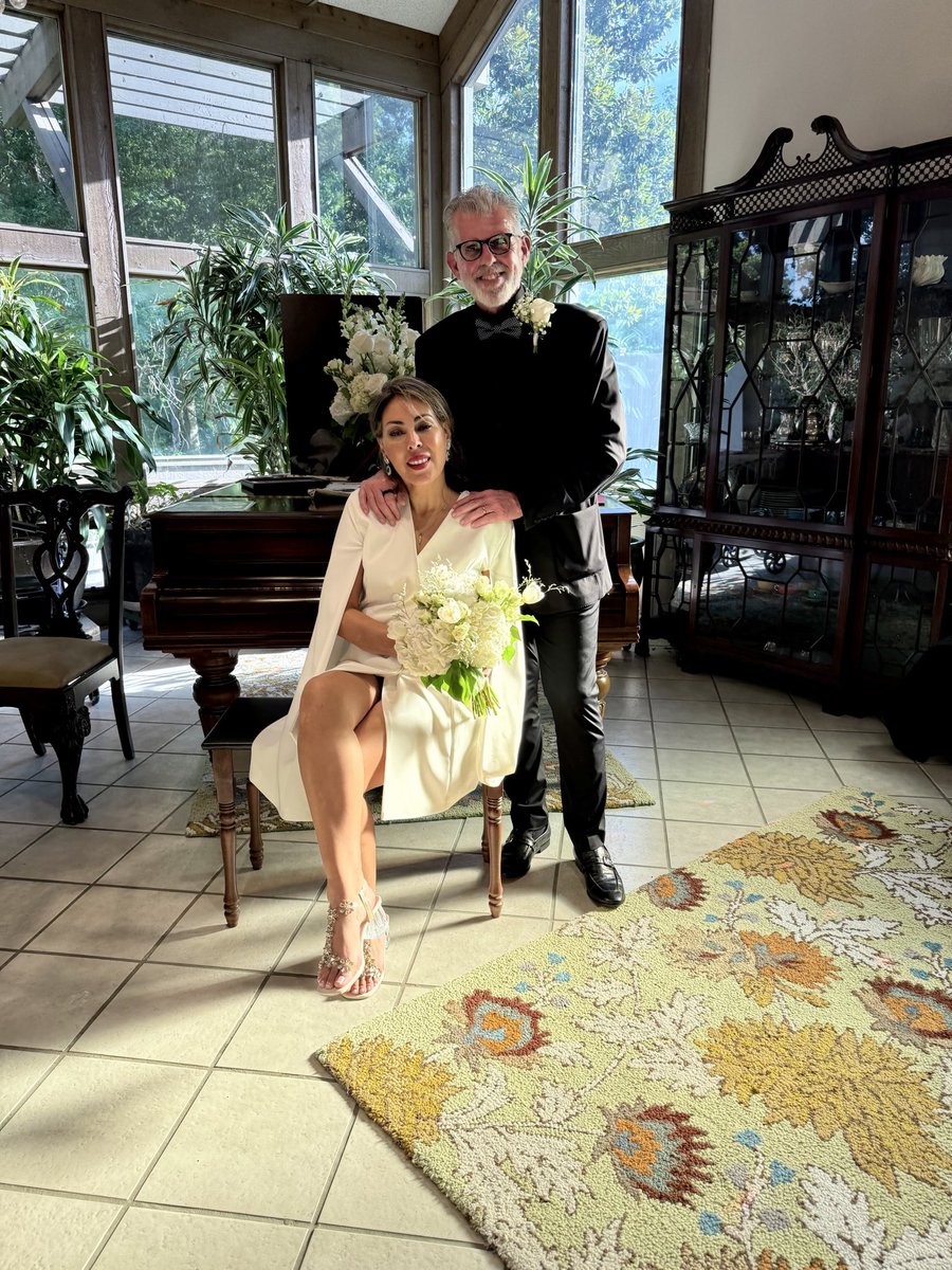 SleepKid's tweet image. For all those wondering, I am the fortunate and happy husband of Elaine Steckel. We were married the blessed day of July 9th, 2025 and look forward to many years together! ❤️