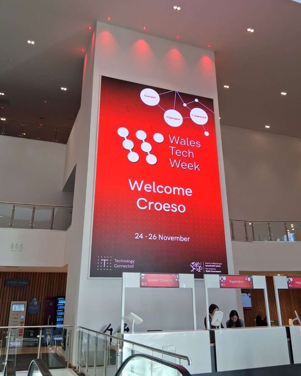 GlobalWelsh's tweet image. 🏴󠁧󠁢󠁷󠁬󠁳󠁿 GLOBALWELSH AT WALES TECH WEEK 2025 🏴󠁧󠁢󠁷󠁬󠁳󠁿 

On 24th - 25th November, the GlobalWelsh team had the pleasure of attending Wales Tech Week at ICC Wales. It was an energising two days of networking and connecting with inspiring businesses.

#WeAreTheGlobalWelsh #WalesTechWeek