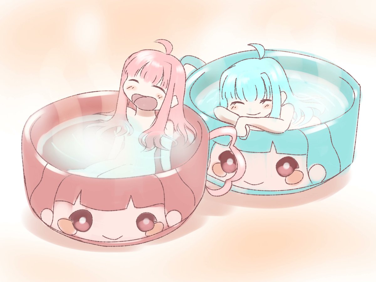 Susamagy's tweet image. いい風呂の日なのでこれを再掲
ちっちゃな姉妹ちゃん
#いい風呂の日