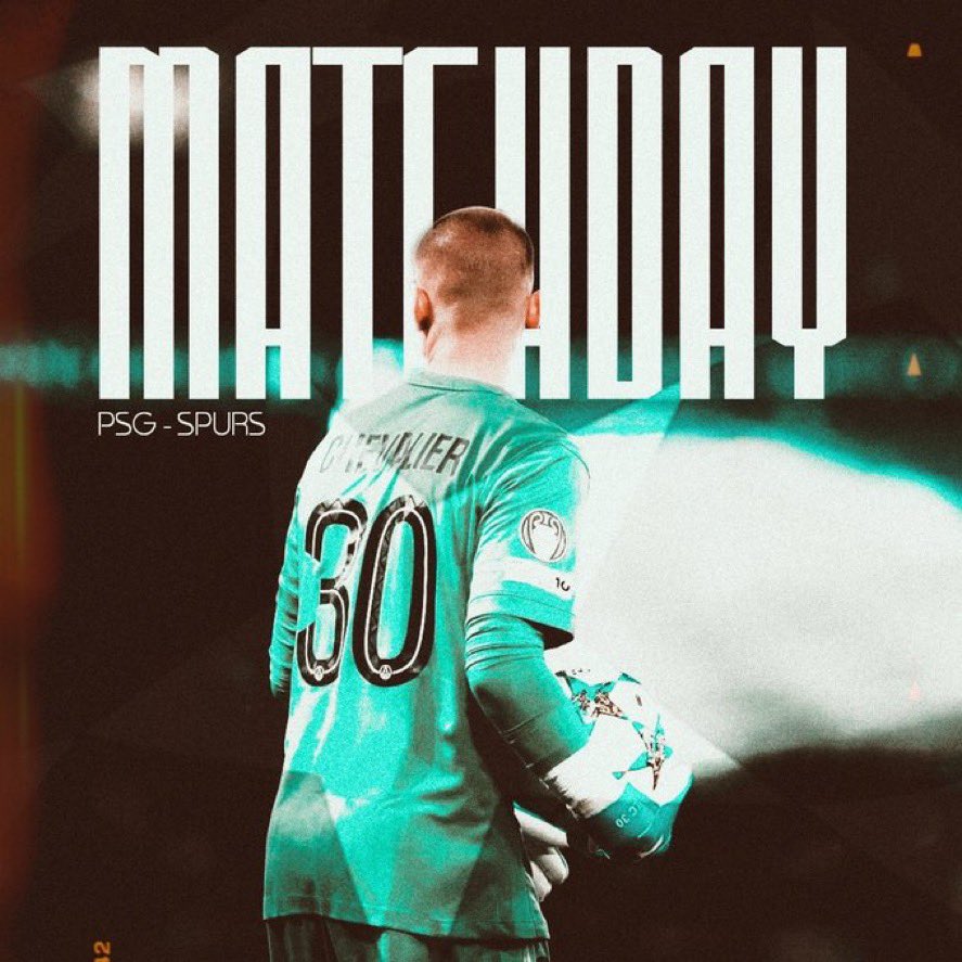 ⚽️ MATCHDAY 🚩

📌 Paris 
🆚 Tottenham 
⌚️ 21h00
🏆 Champions Legaue 
📺 Canal ➕
🎨 <a href="/ESCCUZS/">NAØ💟💫</a> 

#UCL | #PSGTOTT | #PSGSPURS