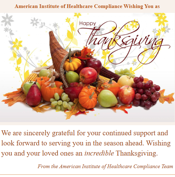 American Institute of Healthcare Compliance, Inc. (@aihcinc) on Twitter photo 