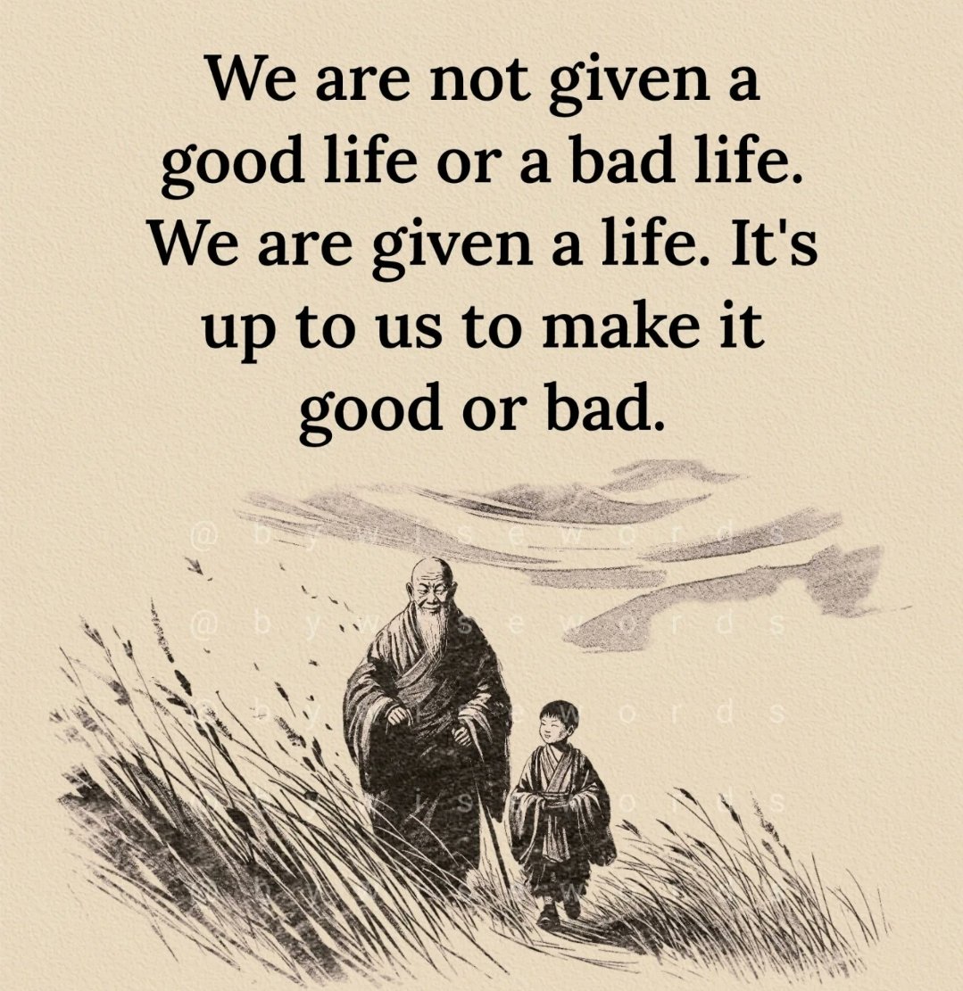 V_with_RG's tweet image. 🌙 Good Evening Reflection
​The day is done, but the story continues. Remember: &quot;We are given a life. It&apos;s up to us to make it good or bad.&quot;
​Whatever happened today, you have the power to define the narrative.
​Take a deep breath, let go of what you can&apos;t change, and focus on…