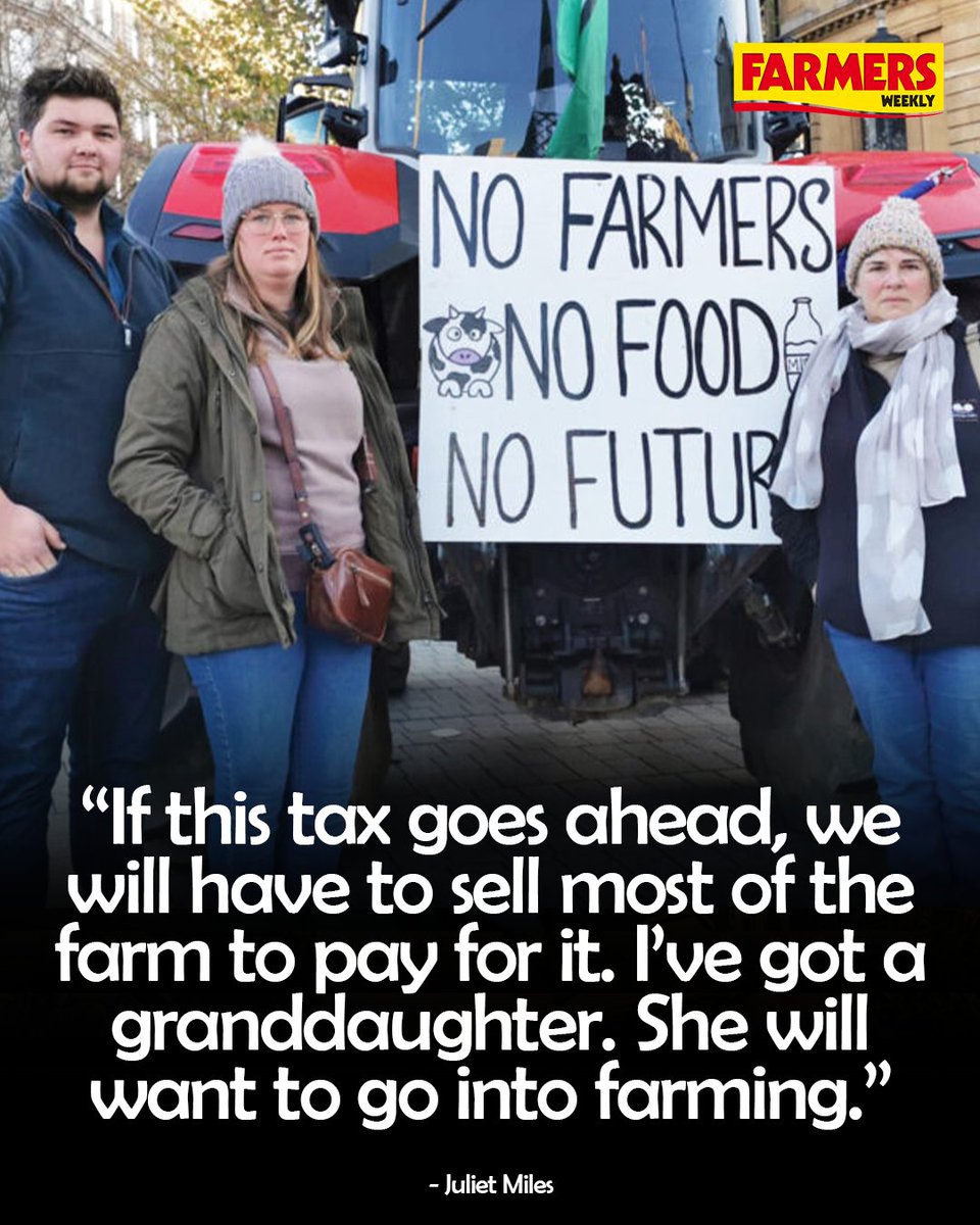FarmersWeekly's tweet image. 🚜 Proud farmers displayed placards and flags in London today, declaring “No Farmers, No Food, No Future”, “Support British Farmers: Bullocks to the government”, and “Moove over Labour Time’s Up”.

READ MORE: ow.ly/qKIU50Xy5uI