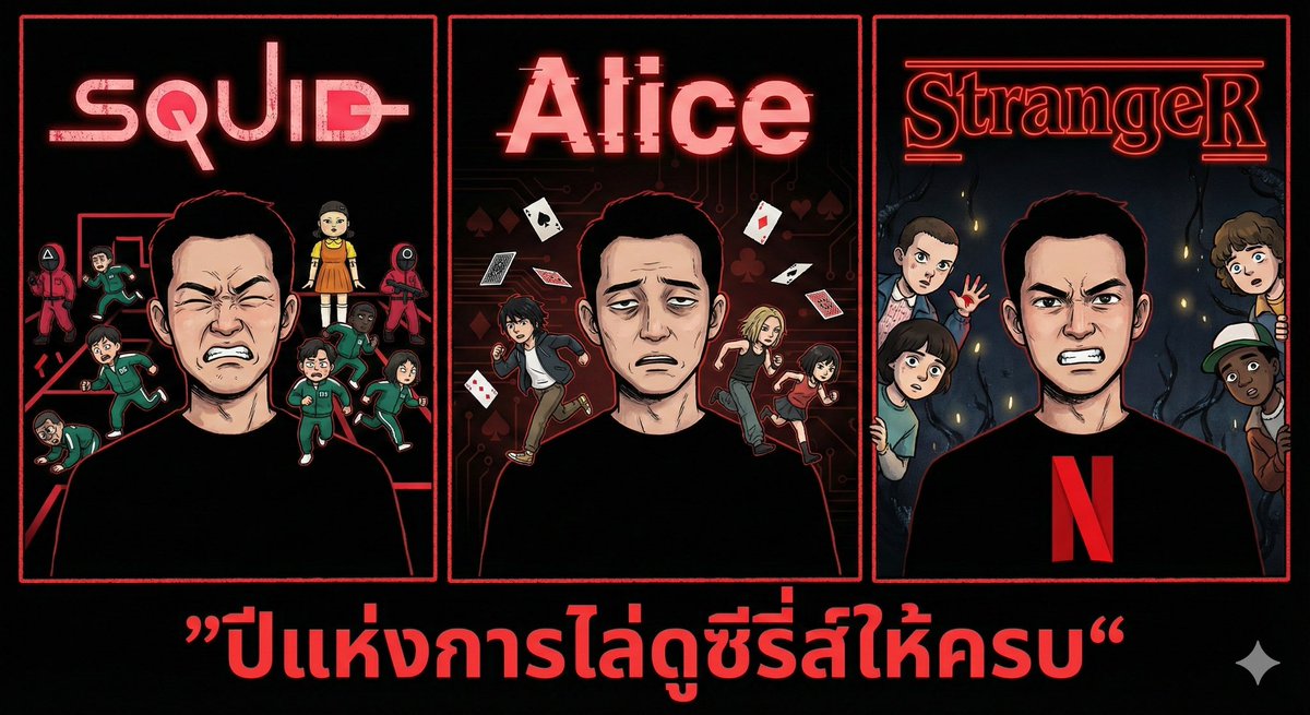 toonnimo's tweet photo. เป็นปีแห่งการไล่ดูซีรี่ส์ที่จะปิดตัวลง หลังจากฉายมาต่อเนื่อง ทั้ง Squid Game ตามมาด้วย Alice in Borderland

มาส่งท้ายกับ Stranger Things ซีซั่น 5 ที่รอให้ทุกคนพิสูจน์ เช้าวันที่ 27 พฤศจิกายน ตอน 8:00น. เวลาประเทศไทย

มาตามติดไปด้วยกัน ลุ้นระทึกกันไปยาวๆ

#Netflix #toonnimo https://t.co/sjw1J31T9c