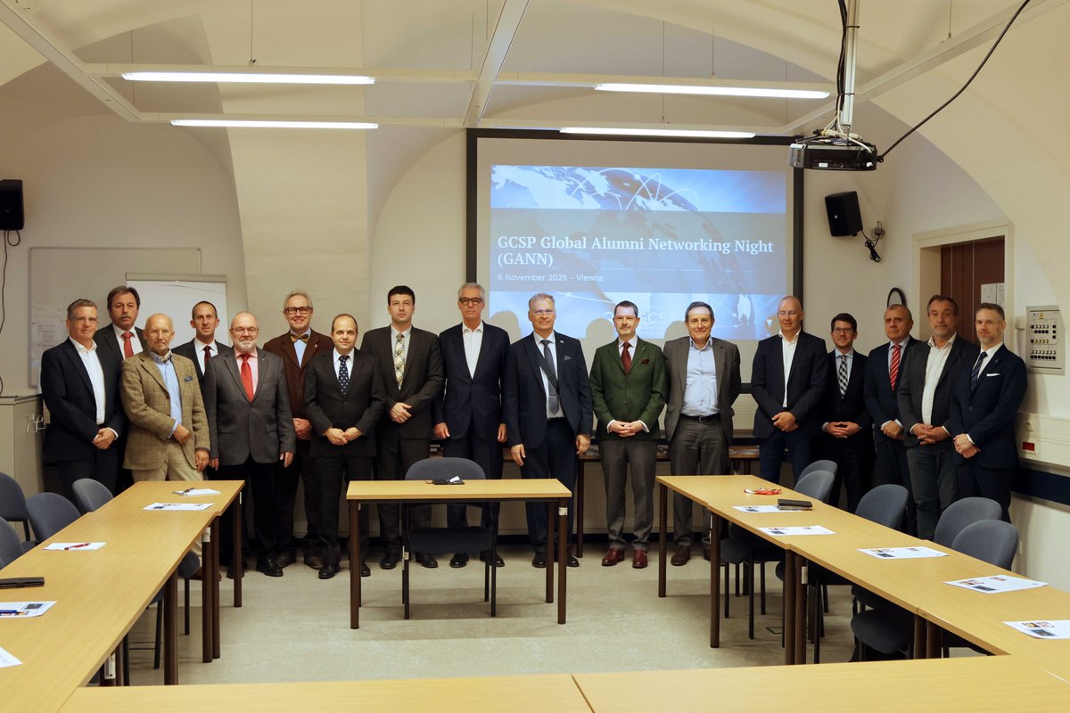 gcsp_alumni's tweet image. Another successful #GCSPGANN2025 event in #Vienna! 🇦🇹 🌎

Thank you to the #GCSPAlumni who joined the reception hosted by the Federal Ministry of Defence of Austria. The event had a thematic keynote speech on the Middle East &amp;amp; allowed our alumni to exchange their insights.