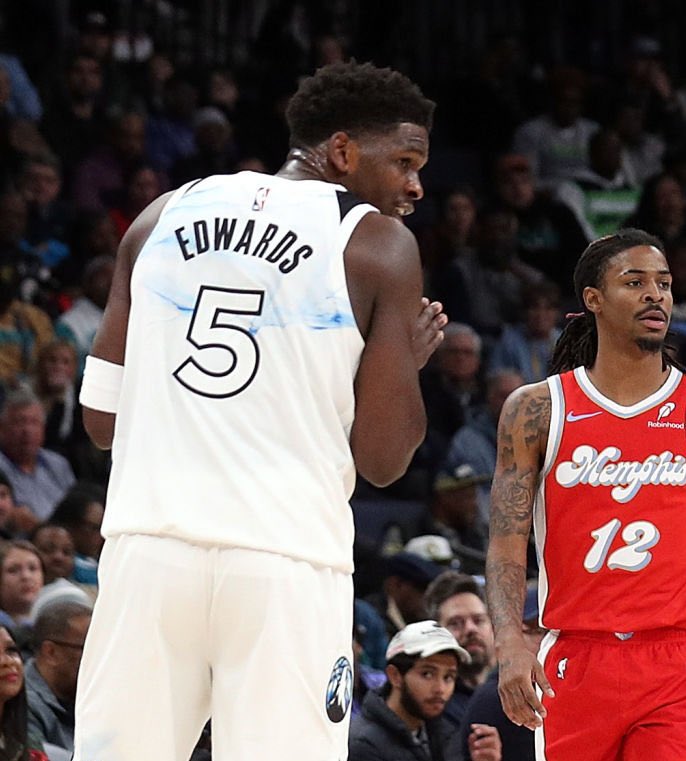 TheDunkCentral's tweet image. The Minnesota Timberwolves are looking to upgrade at the point guard position, per @MikeAScotto 

“While Edwards and McDaniels are viewed as young pillars for the Timberwolves, Minnesota’s due diligence on Morant signaled the team’s desire to upgrade at point guard and will…