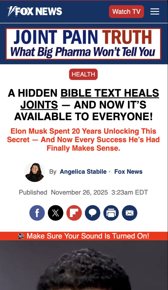 Nate_Google_'s tweet image. here&apos;s a funnel that I landed on naturally while scrolling through my instagram page:

the-arthritis.com/joint-care-sma…

insane the angles that are being used nowadays

and look at the emdashes, all of this text is mass produced through Chat GPT